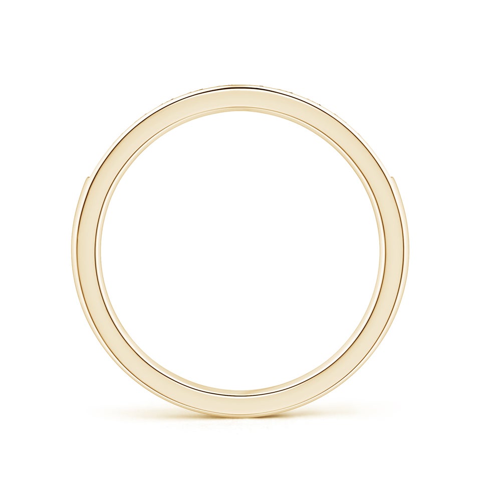 Channel-Set MoissaniteDiamond Half Eternity Wedding Ring