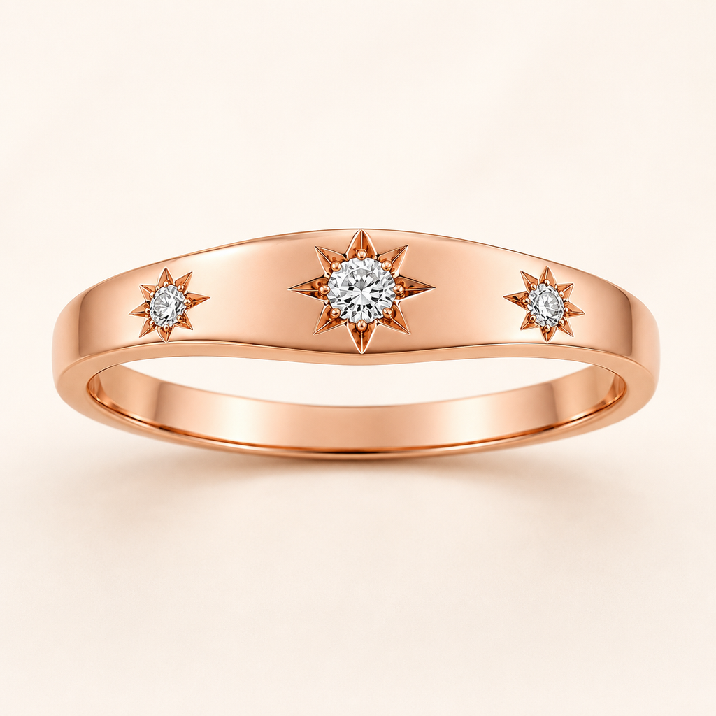Star Set Diamond Ring