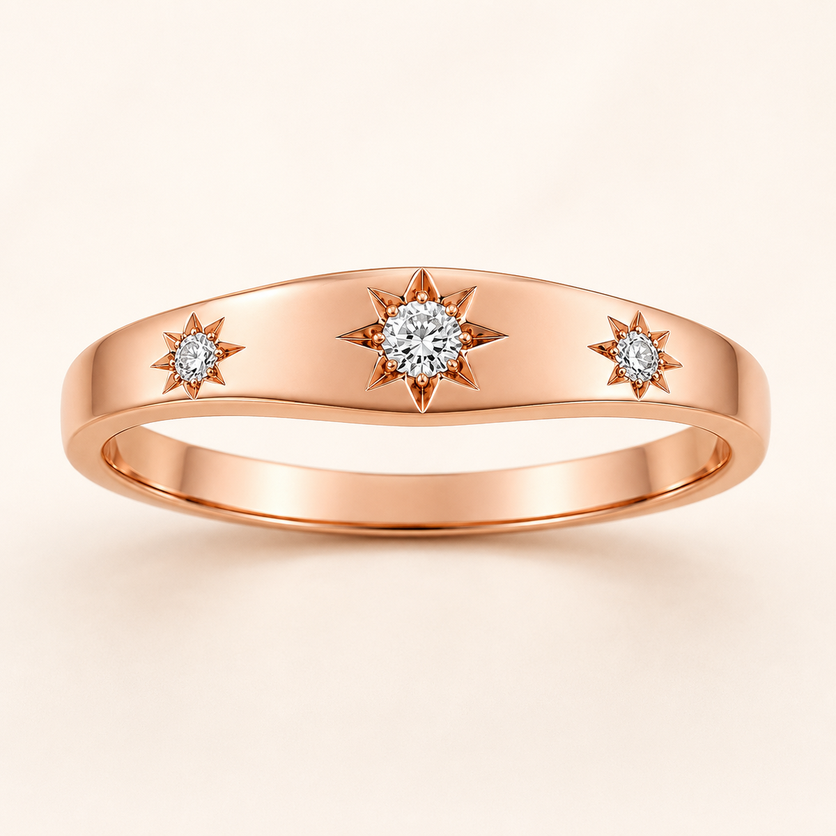 Star Set Diamond Ring