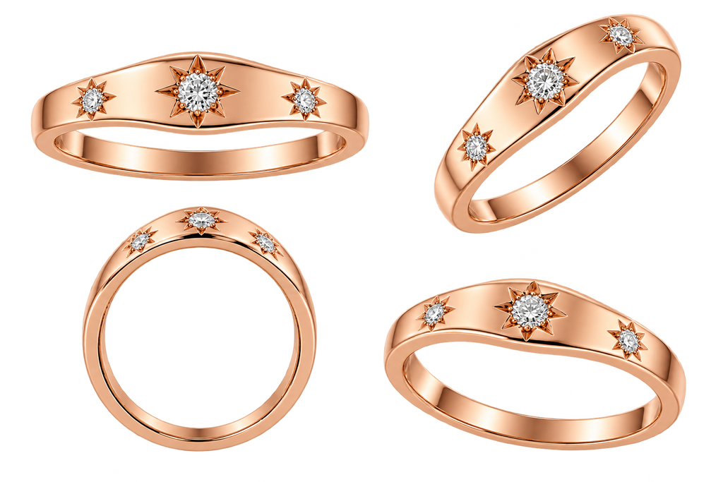 Star Set Diamond Ring
