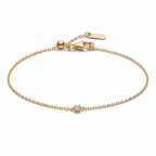 Minimalist Lab-Grown Diamond Solitaire Bracelet