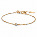 Minimalist Lab-Grown Diamond Solitaire Bracelet