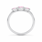 Lab-Grown Diamond Bezel Three-Stone Ring