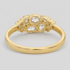 Round Diamond Cluster Ring
