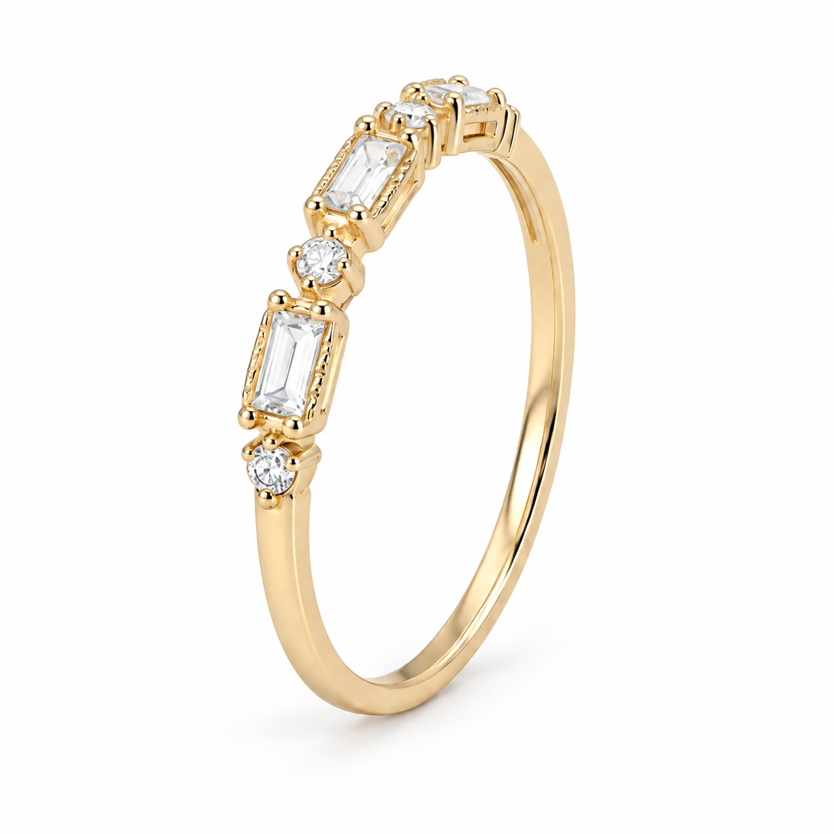 Baguette Lab-Grown Diamond Ring