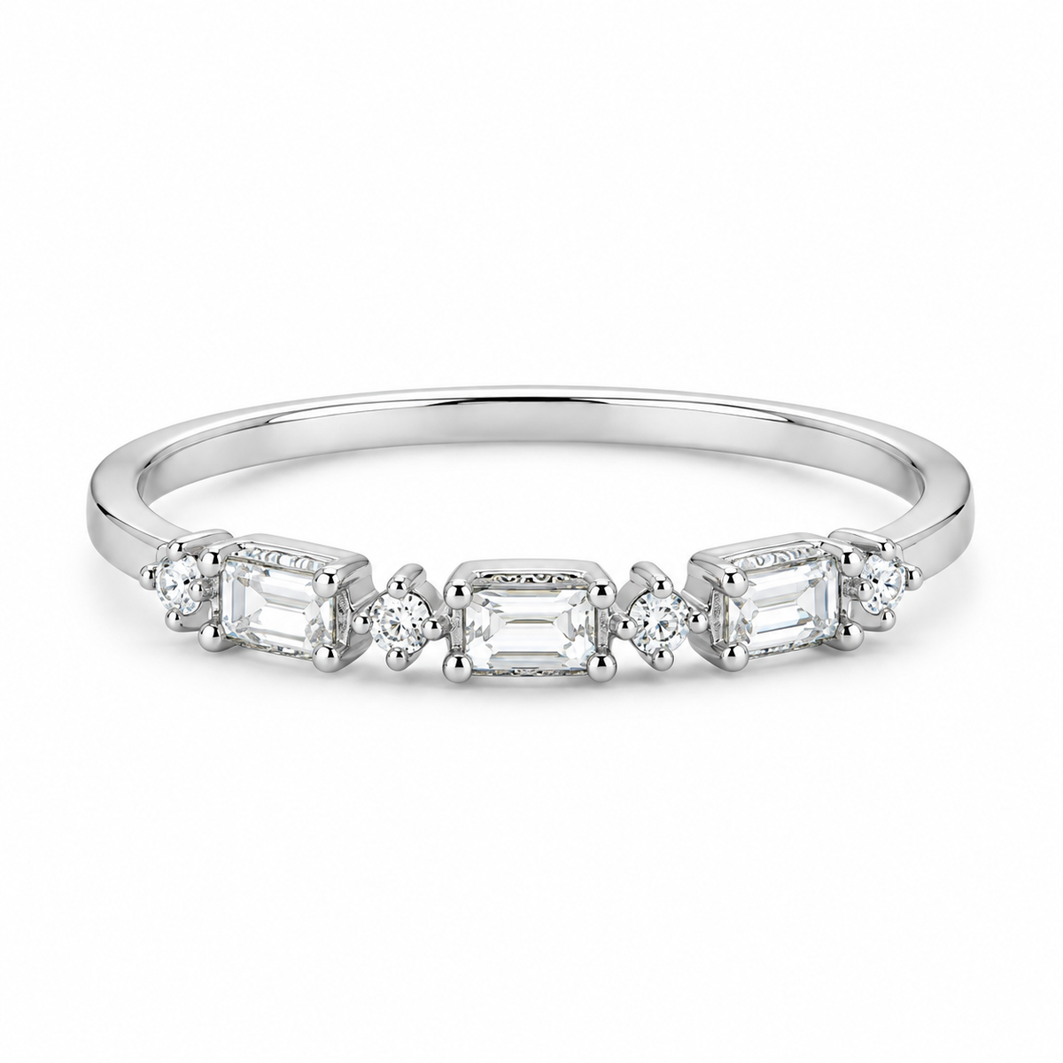 Baguette Lab-Grown Diamond Ring
