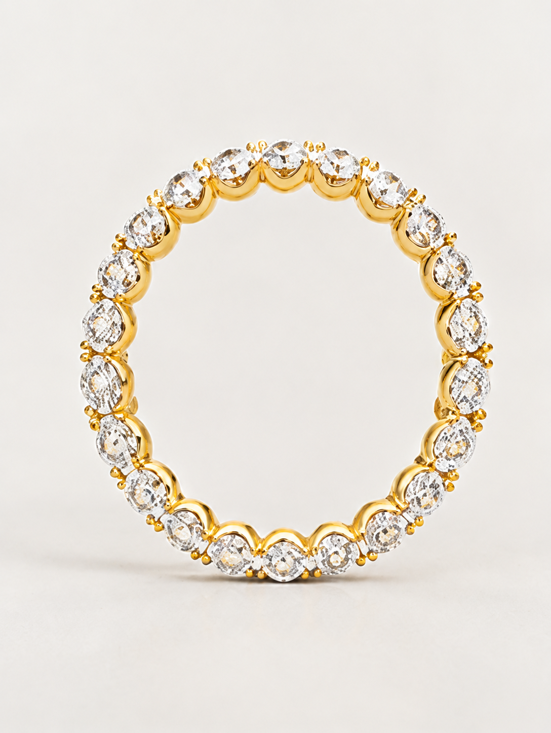 Round Lab-Grown Diamond Eternity Wedding Ring – 1 to 4 CTW