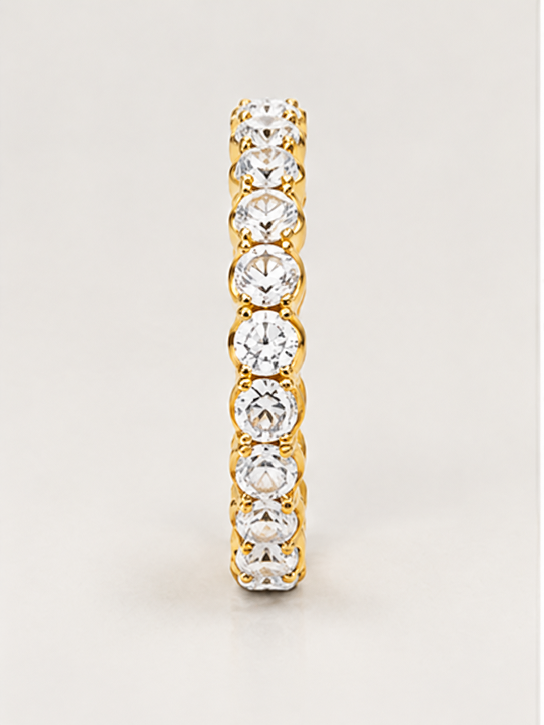 Round Lab-Grown Diamond Eternity Wedding Ring – 1 to 4 CTW