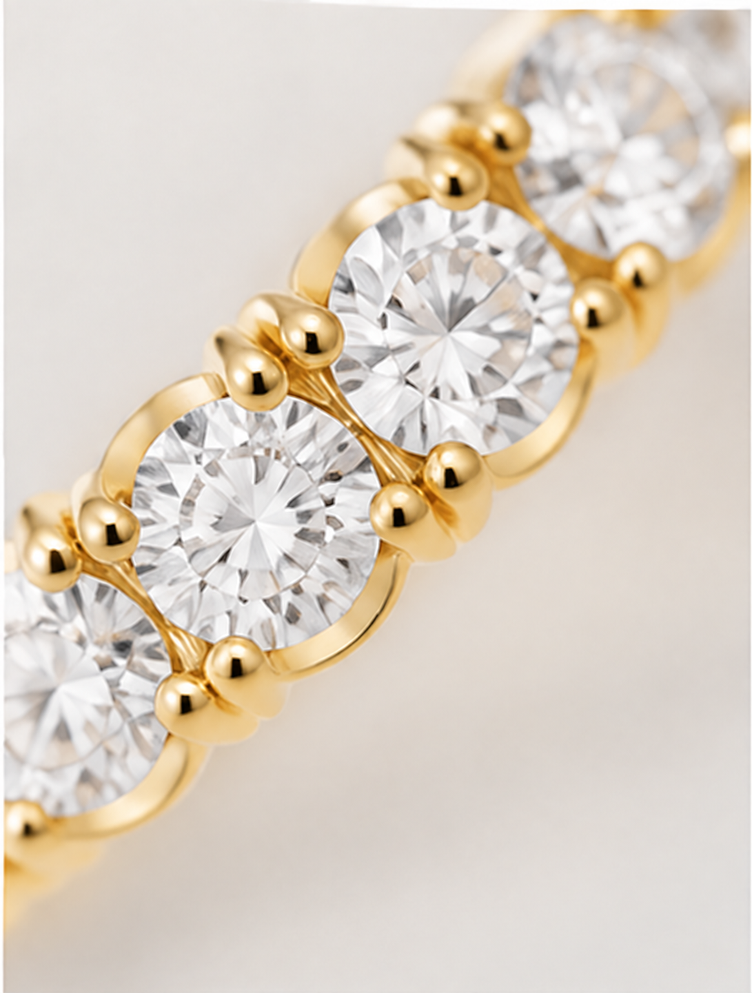 Round Lab-Grown Diamond Eternity Wedding Ring – 1 to 4 CTW