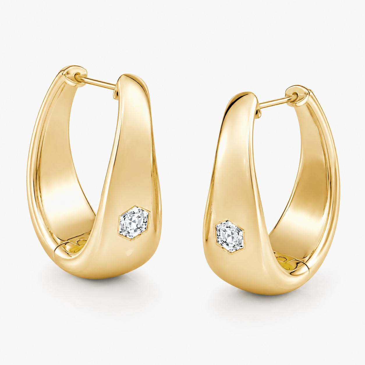 Dome Hoops Earrings