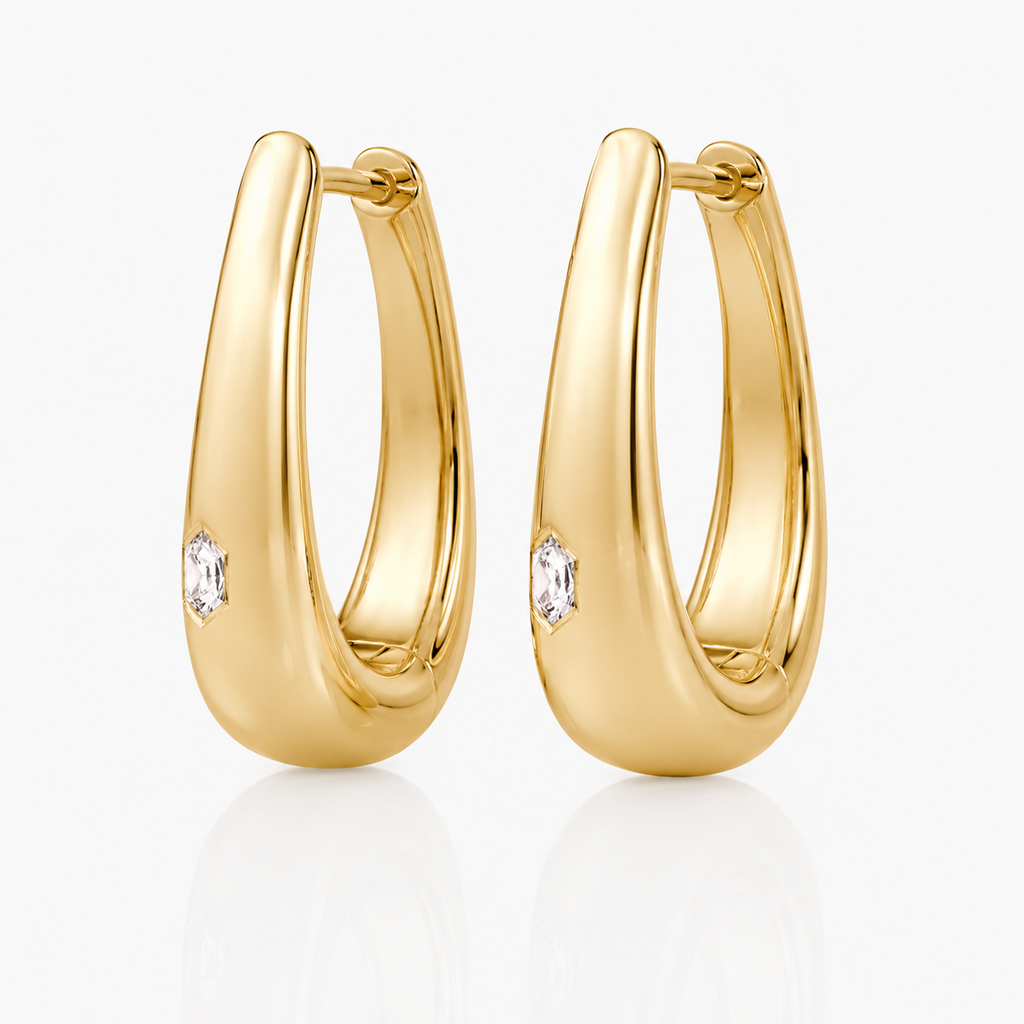 Dome Hoops Earrings