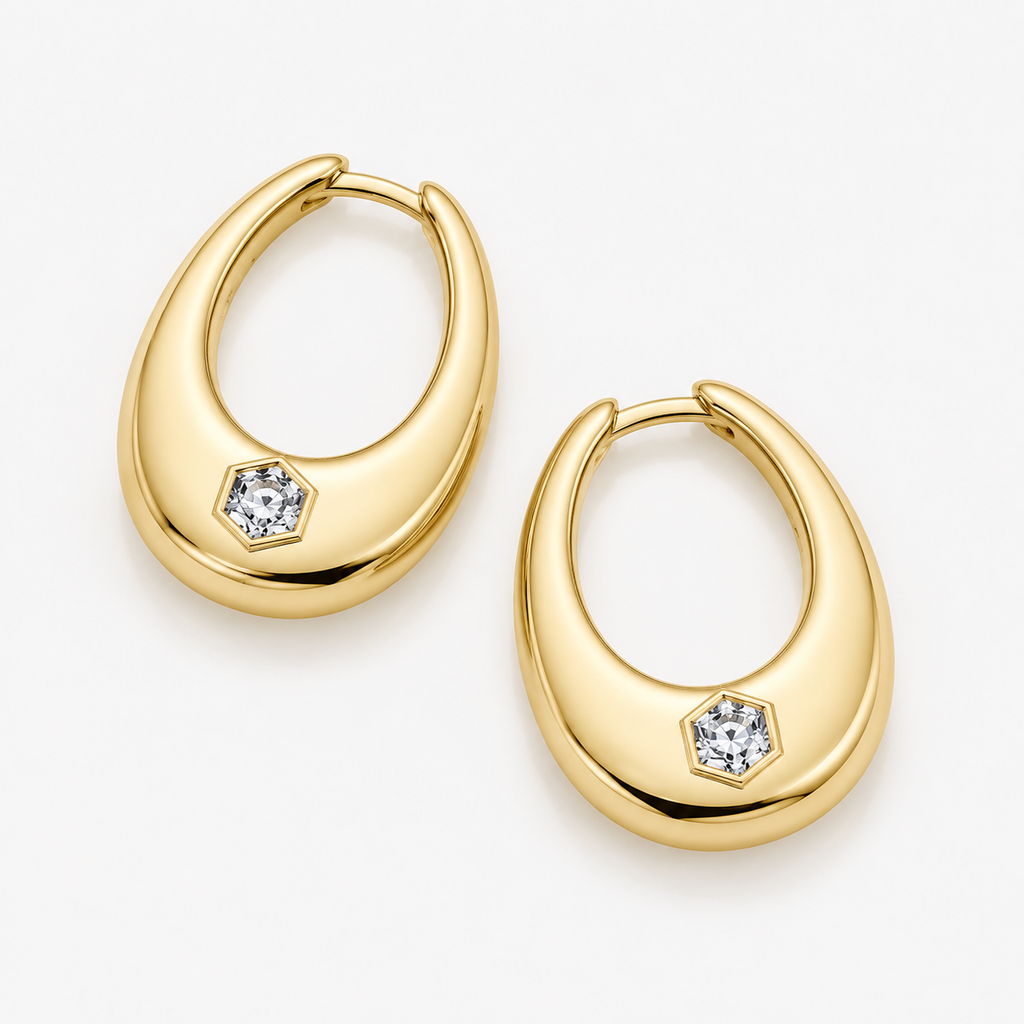 Dome Hoops Earrings