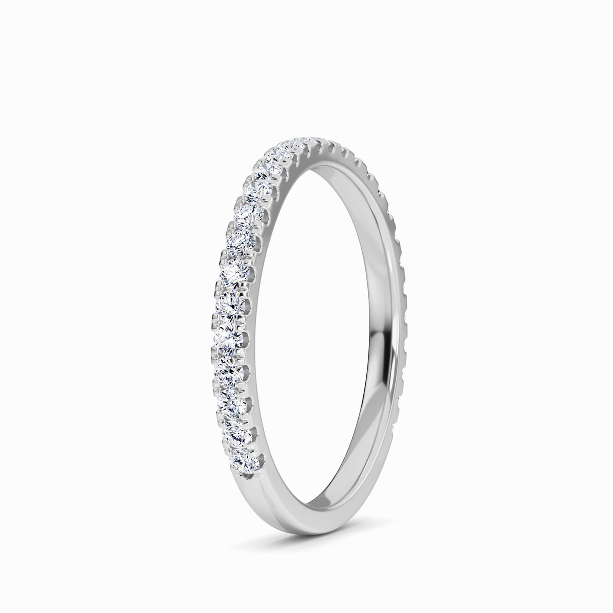 Presley Three-Quarter Diamond Eternity Band