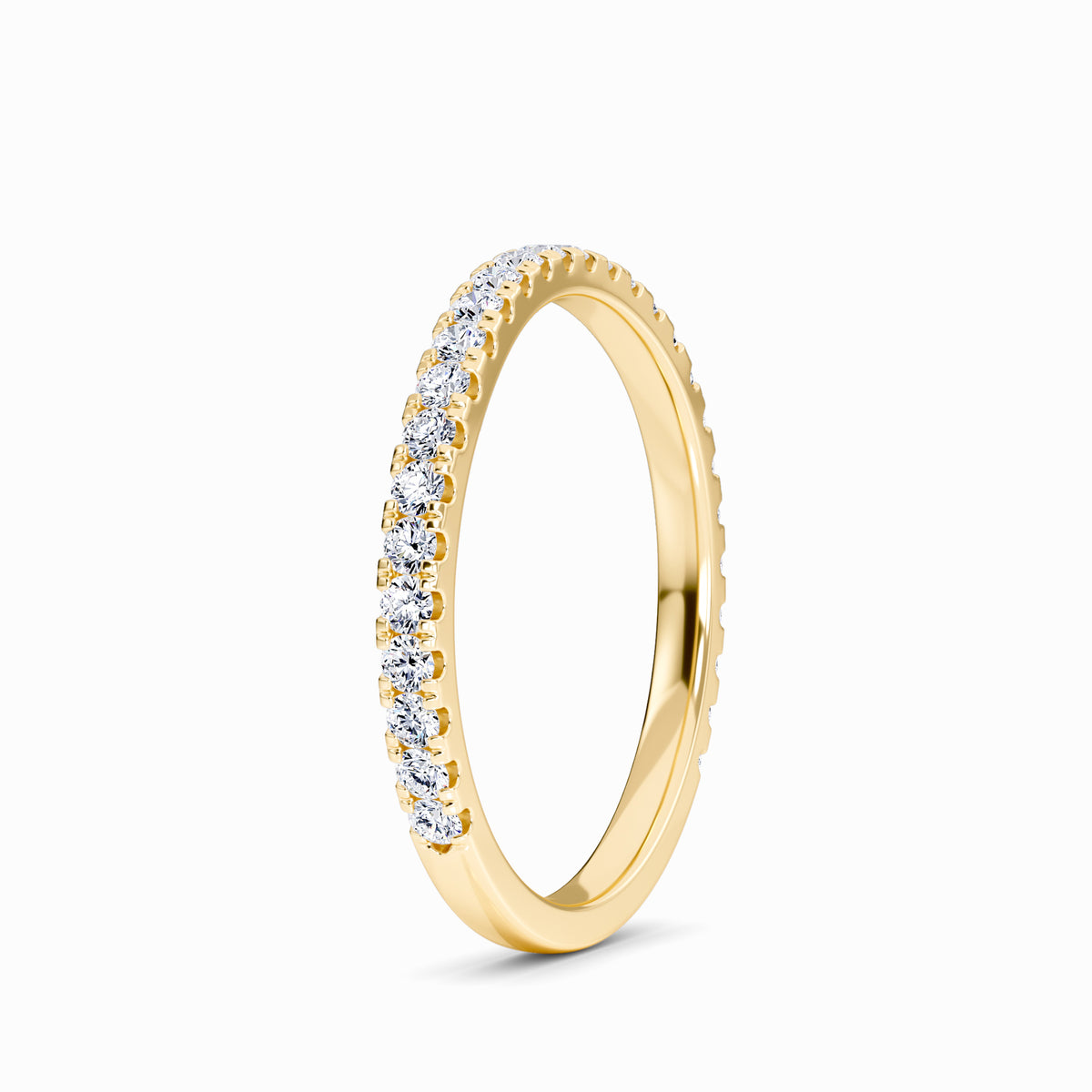 Presley Three-Quarter Diamond Eternity Band
