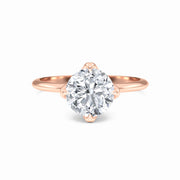 lab grown rose gold ring
