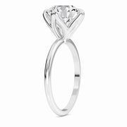 gold lab grown solid ring